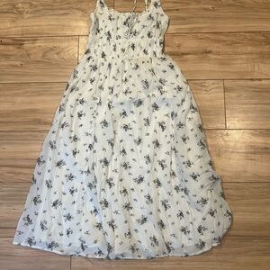 American Eagle Outfitters White Floral Dress